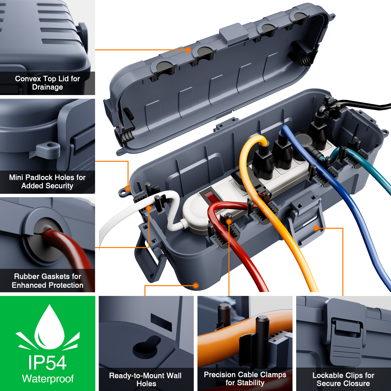 Weatherproof Extension Cord Co - Outdoor Use Power Strip review and price