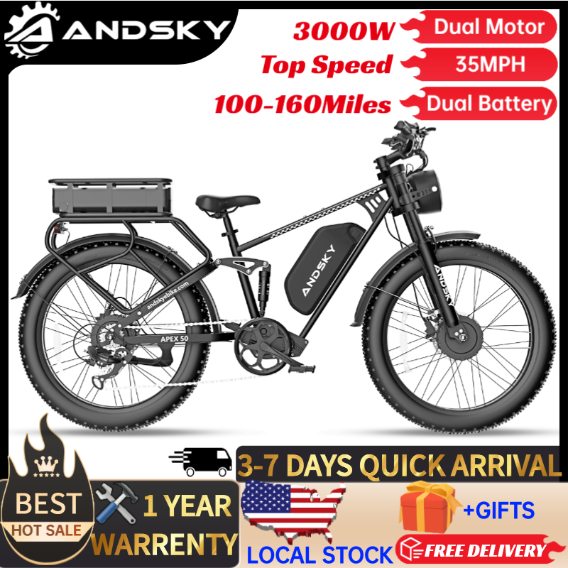 ANDSKY Apex50 AWD Electric Bik - Outdoor Power Tool Kit review and price